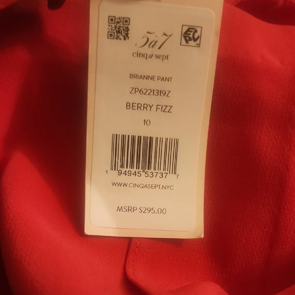 Cinq à Sept Vibrant Pink Women's Trousers